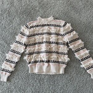& other stories fringe sweater
